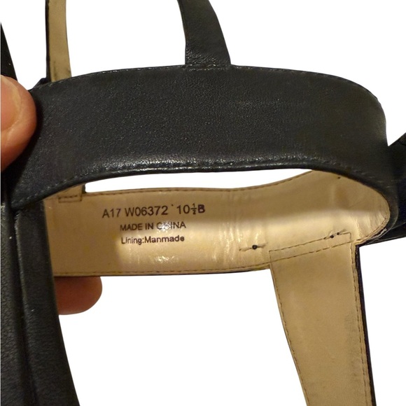 Cole Haan Tali Grand Bow
Womens 101/2 Black Leather Wedge Heel Sandals Strappy - Picture 14 of 15